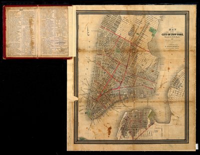 Mappa della città di New York, per New York com